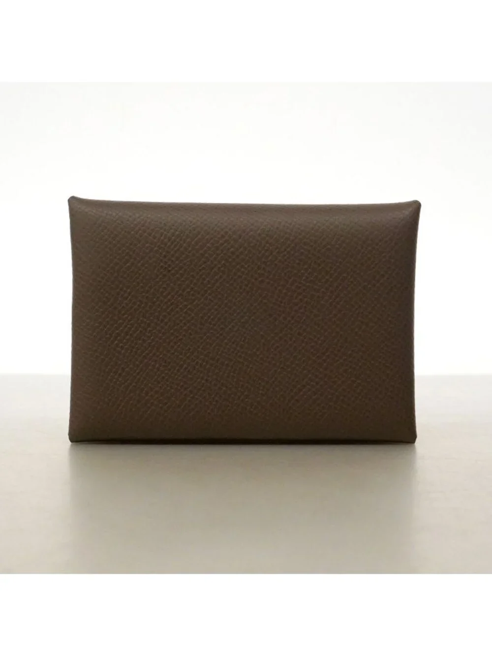Hermes Coin Purse Calvi Duo Veau Epsom Ecorse Silver